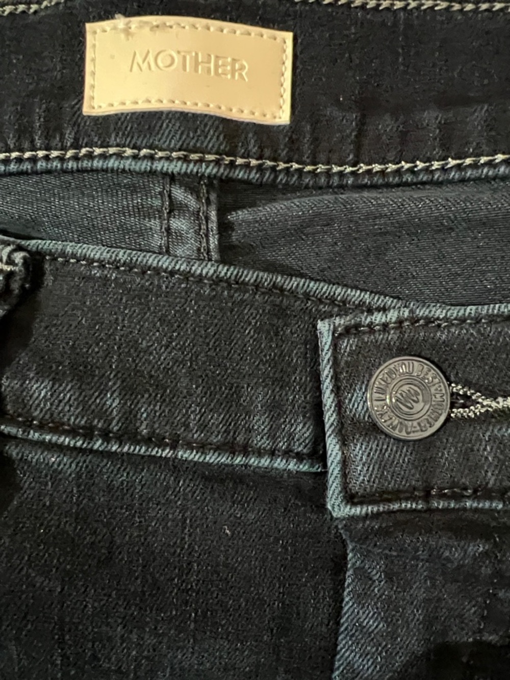 MOTHER The Weekender Fray Mid Rise Flare Size 32 - Picture 8 of 15